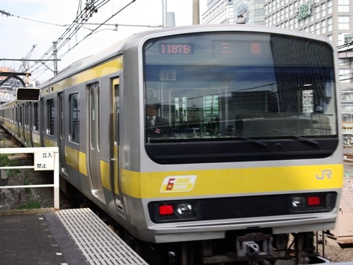 E231系各駅列車(代々木駅)
