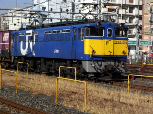機関車 EF65-1059 (蕨駅付近 2007-12-7)