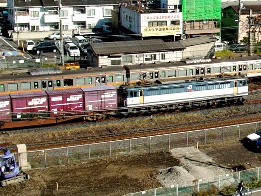 機関車 EF65 (2007/11/12蕨駅付近)