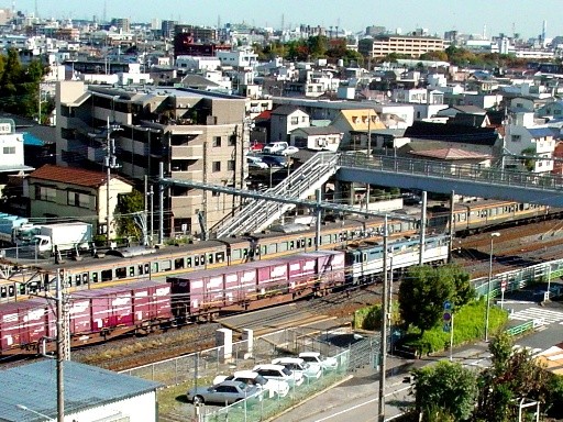 貨物列車 EF65 (蕨駅付近)