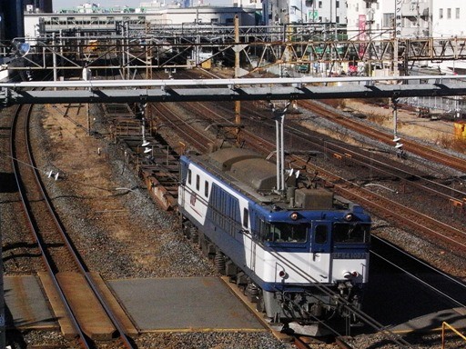 機関車 EF64-1007 (蕨駅-西川口駅 2010-1-8)