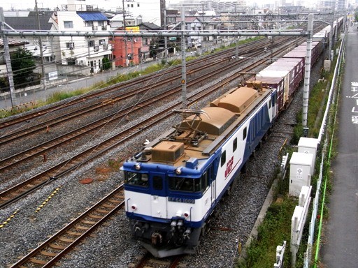 機関車 EF64-1009 (蕨駅-西川口駅 2009-11-5)