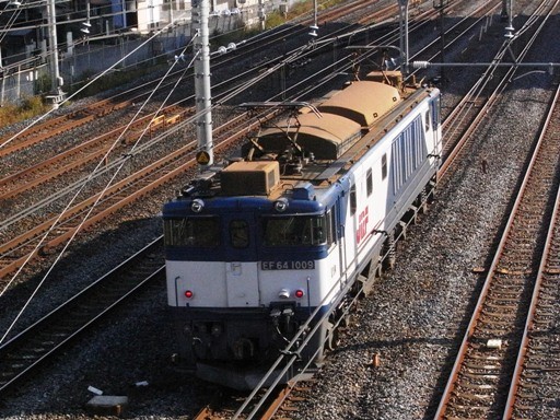 機関車 EF64-1009 (蕨駅-西川口駅 2009-12-17)