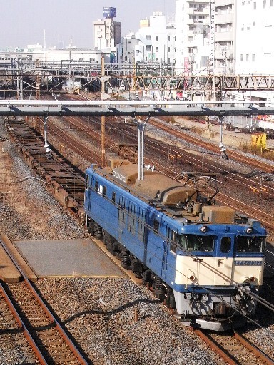 機関車 EF64-1019 (蕨駅-西川口駅 2009-12-25)