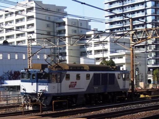機関車 EF64-1021 (蕨駅-西川口駅 2010-11-10)
