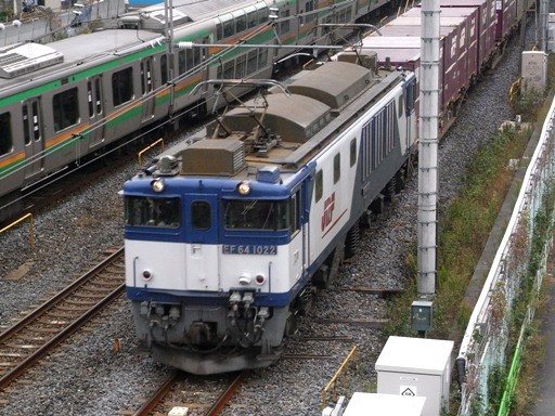 機関車 EF64-1022 (蕨駅-西川口駅 2009-11-27)