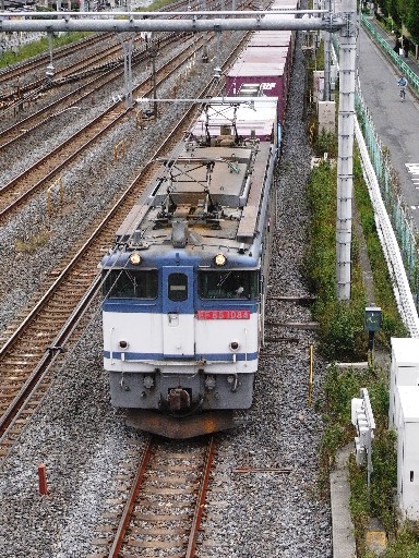 機関車 EF65-1084 (蕨駅-西川口駅 2009-11-12)