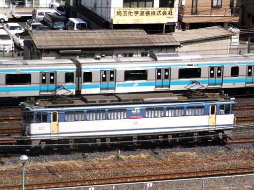機関車 EF65-1050 (蕨駅付近)