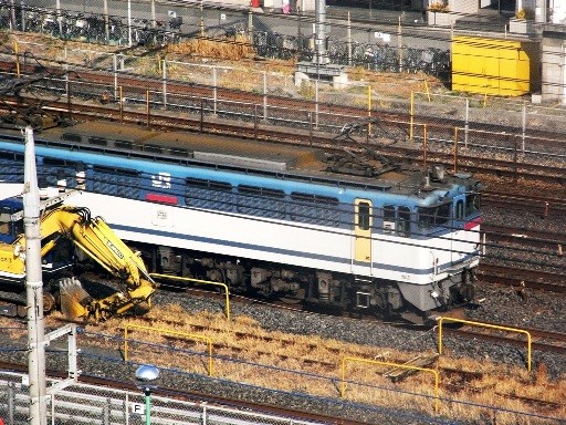 機関車 EF65-1065 (蕨駅付近 2008-1-11)