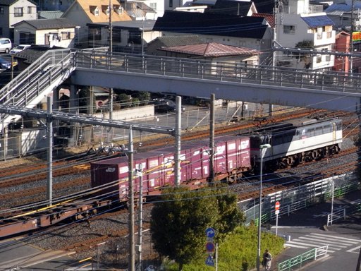 機関車 EF65-1070 (蕨駅付近 2007-12-21)