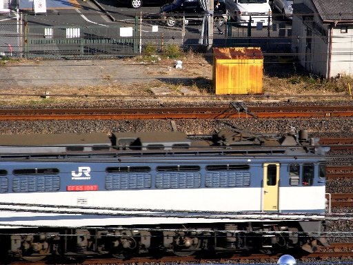 機関車 EF65-1087 (蕨駅付近 2007-12-20)