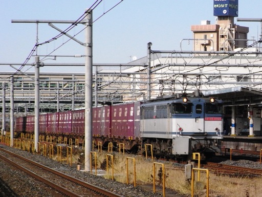 機関車 EF65-1092 (蕨駅付近 2007-12-10)