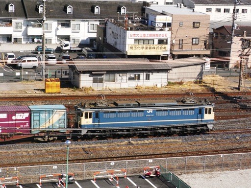 機関車 EF65-1119 (蕨駅付近 2008-2-20)