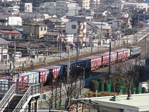 機関車 EF65-1119 (蕨駅付近 2008-2-20)
