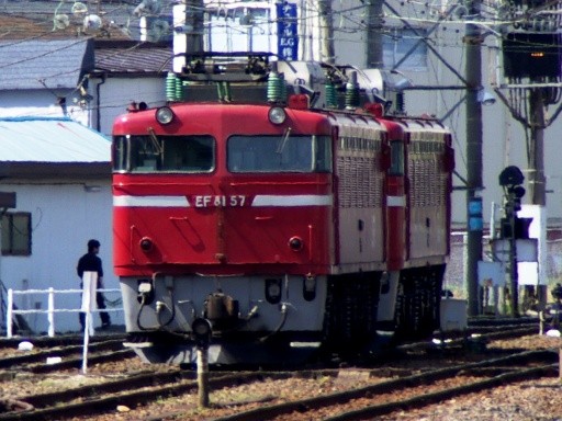 EF81-57(水戸駅)
