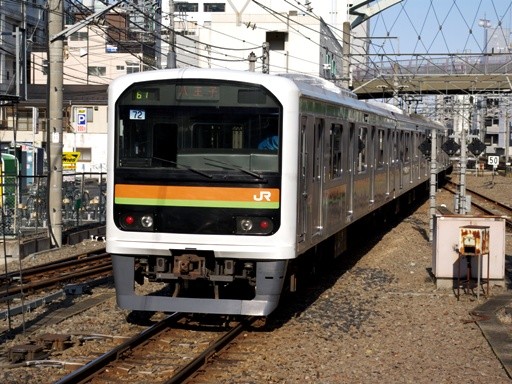八高線列車(川越駅)