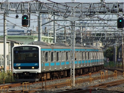 京浜東北線209系(浦和電車区付近)