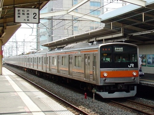 武蔵野線205系(南越谷駅)