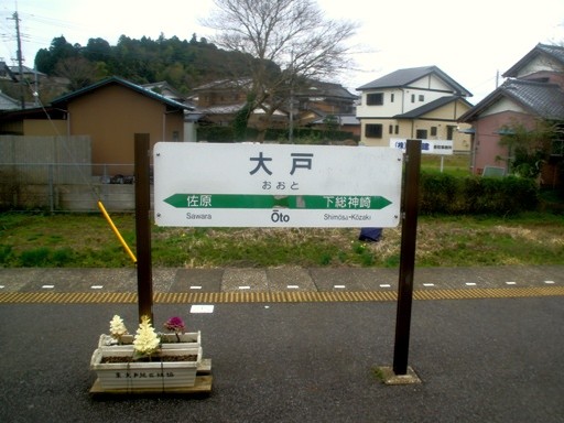 大戸駅駅名標