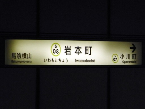 岩本町駅駅名標