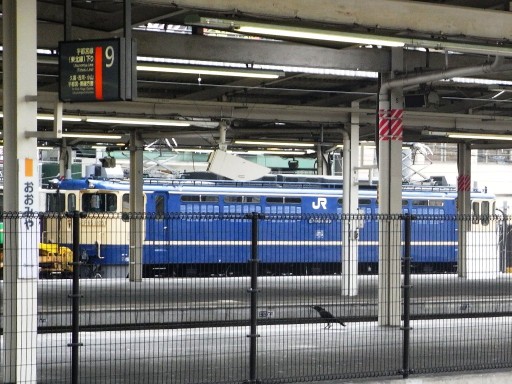 機関車 EF65-1105(大宮駅)