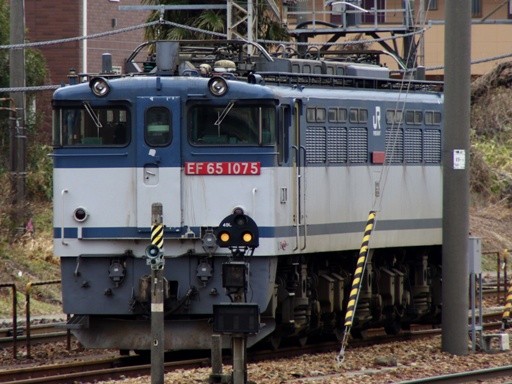 EF65-1075(黒磯駅)
