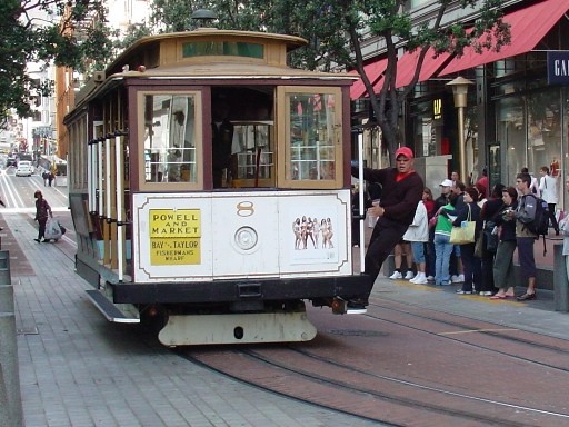 サンフランシスコの路面電車