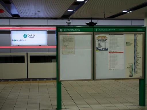 日吉駅駅名標